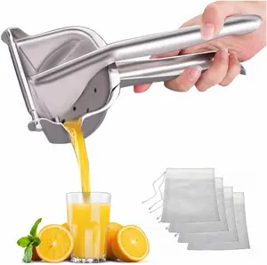 Echte 304 Citroenpers Citrus Juicer Handpers Zware Handmatige Squeeze Sap Extractor Maker Sinaasappel Grapefruit Presser