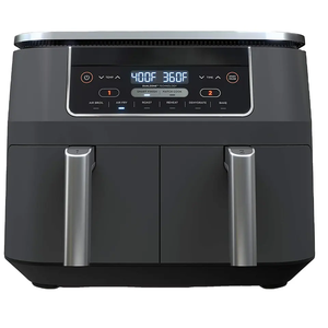 Friteuse à air double avec double panier, contrôle numérique par écran tactile LED, four à air en acier inoxydable - Product Image 1