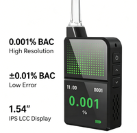 Alcoholímetro Digital Airsense H3 Pro UK Dart con Bomba de Gas, Probador de Alcohol en Sangre 0~0.400% BAC, 2000 Registros, Portátil, Negro, Litio