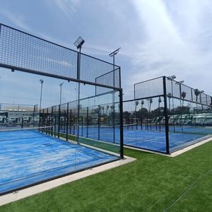 Entrega en 3-5 Días, Acero Galvanizado en Caliente, Vidrio Templado de 12 mm, Certificado CE, Canchas de Pádel Completas Estándar de 10*20 - Product Image 6
