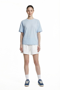 Oversized Vintage Worn-out Shirts Unisex Streetwear Outdoor Round Neck Men's T-Shirt Custom Logo DTG Fabric Plain Washed T Shirt - Product Image 5