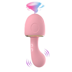 Vibrador AV con Calefacción de Cuerpo Completo, Recargable por USB, de Silicona con Forma de Hongo, Juguete Sexual para Adultos - Product Image 2