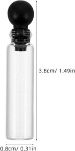 0.5ml 1ml 2ml 3ml Perfume Essential Oil Sample Eco-friendly Glass <b>Bottle</b> Round Pump Sprayer with Screen Printing - Product Image 2