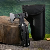 Kit de survie personnalisé OEM pour le camping en plein air multi-outils avec hache en acier inoxydable marteau couteau pince tournevis dans une gaine en nylon