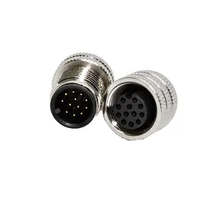 M12 12pin Male Audio Connectors Manufacturers Circular Connector