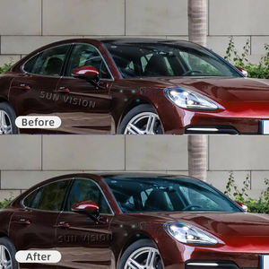 2 plis PET Film de contrôle <span class=keywords><strong>solaire</strong></span> pour fenêtre polarisée teintée pour pare-brise de voiture Isolation thermique <span class=keywords><strong>Protection</strong></span> anti-rayures - Product Image 6