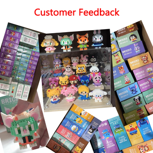 Nhỏ Hạt Động Vật Phim Hoạt Hình Bức Tượng Nhỏ Câu Đố Lắp Ráp Đồ Chơi Tương Thích Với Mini Gạch Xây Dựng Khối - Product Image 3