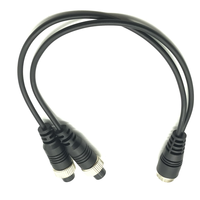 Connecteurs aviation mâle à double aviation femelle M12 G12 pour caméras MDVR de véhicule, usine d'origine avec disponibilité