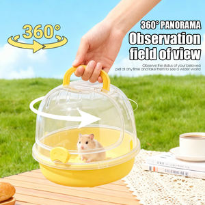 <span class=keywords><strong>Cage</strong></span> portable transparente en plastique pour petits animaux, idéale pour oiseaux et hamsters, en PP ventilé, pour extérieur – Fournitures pour animaux de compagnie – Vente chaude - Product Image 3