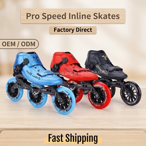 <span class=keywords><strong>Patines</strong></span> en Línea de <span class=keywords><strong>3</strong></span> Ruedas de Fibra de Carbono Profesionales de Alto Rendimiento - Product Image 3