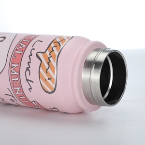 2024 Insulated Water <b>Bottle</b> 16oz Double Wall Stainless Steel Eco Friendly Kids Water <b>Bottle</b> With Straw Kids Water <b>Bottle</b> - Product Image 5