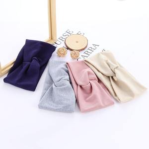 Automne et hiver bandeau en tissu <span class=keywords><strong>court</strong></span> coupe-vent haute élasticité bandeau bébé accessoires en gros bandeau élastique à larges bords - Product Image 2