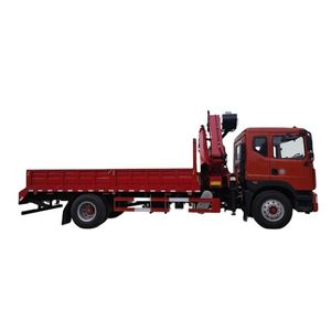 Camion grue à plateau pliable Dongfeng D9, 8 tonnes, grue à flèche hydraulique pliable, véhicule de transport multifonctionnel - Product Image 1