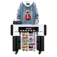 Impresora Textil DTF Locor Nueva de 60 cm A2 con 2 Cabezales i3200, Impresora de Camisetas sin Bordes con Película PET, Suministro Directo de Fábrica