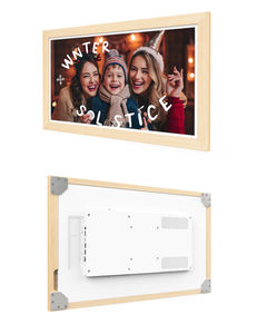Cadre photo numérique OEM 15-32 pouces en bois/noir, tablette <span class=keywords><strong>Android</strong></span> 32 Go, Wi-Fi, portrait et paysage, <span class=keywords><strong>partage</strong></span> d'images et de vidéos numériques - Product Image 6