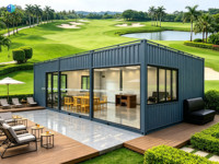 Bâtiment Conteneur Moderne Démontable et Extensible – Maison Préfabriquée pour Villa, Hôtel, Bureau, Gîte Touristique et Usage Loisirs
