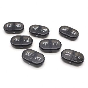 กล่องใส่ยาแบบพรีเมียม ปลอดสาร BPA 14 ช่อง สำหรับจัดยาเช้า/เย็น รายสัปดาห์ สีดำ - Product Image 4
