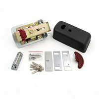 Serrure de porte extérieure étanche en laiton haute sécurité, robuste, avec cylindre en laiton, serrure électronique à encastrer pour porte en fer, alimentation DC 12V/24V