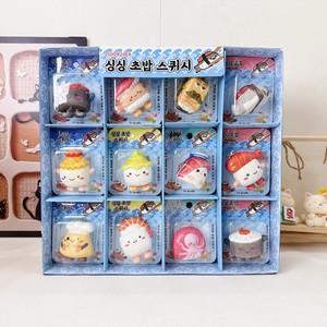 ของเล่นบีบซูชิจำลองแบบนุ่มนิ่มน่ารัก ช่วยผ่อนคลายความเครียด - Product Image 2