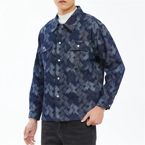 Chaquetas de hombre, abrigos de primavera y otoño de Color sólido 2024, camisas de manga larga con múltiples bolsillos, prendas de vestir exteriores holgadas informales para hombre - Product Image 5