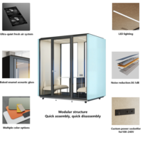Schallgedämmte Home-Office-Kabine für Konferenzen und Autonomes Arbeiten von Workspace