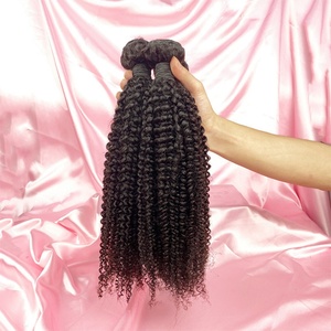 ผมต่อแบบหยิกฟูสไตล์มองโกเลีย ผมแท้แบบ Afro Kinky  แบบมัดเป็นช่อ  4A 4B 4C - Product Image 2
