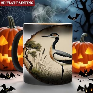 Frosted Black <b>Ceramic</b> <b>Mug</b> 11oz Heat Color Changing Magic Cup Daily Morning Hydration Essential - Product Image 6