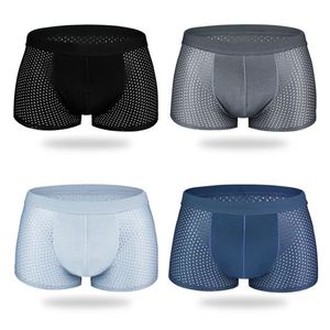 XSpazio <b>Customized</b> Ice Silk Men Comfortable <b>Boxer</b> Underwear - Product Image 1