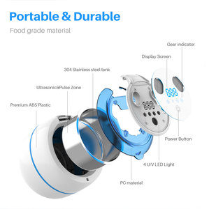 OEM Portable Ultrasonic <b>Cleaner</b> 0.2L 45kHz Touch Control For Dentures Jewelry Watch Aligner <b>Retainer</b> Cleaning - Product Image 5