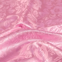 Tissu en satin jacquard à motifs floraux, vente en gros d'usine