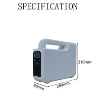 Station d'énergie solaire de stockage d'énergie extérieure 200WH 300WH Batterie Lifepo4 12.8v 11.1v 18ah 23ah Batterie au lithium