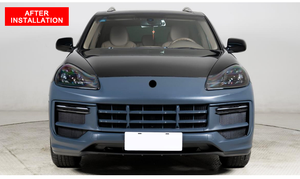 Pour Porsche Cayenne 2007-2010 957 2024-2024 9Y0.2 Style Turbo GT Spoiler avant et arrière en twill brillant Facelift - Nouveau produit en plastique - Product Image 5
