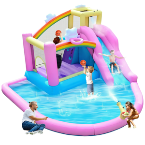 Circuit de course et de karting gonflable géant Tianhong avec télécommande pour enfants et adultes - Product Image 1