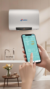 <span class=keywords><strong>Chauffe</strong></span>-<span class=keywords><strong>eau</strong></span> <span class=keywords><strong>solaire</strong></span> intelligent à succès avec mode d'économie d'énergie, programmes de chauffage personnalisés et contrôle par application mobile, 80L mural - Product Image 4