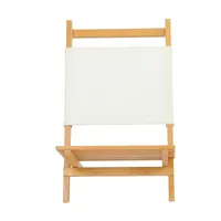 गर्म बेचने के Foldable डेरा डाले हुए लकड़ी के समुद्र तट कुर्सी लकड़ी लाउंज पोर्टेबल तह Reclining समुद्र तट डेक कुर्सी