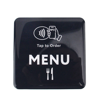 13.56MHz Étanche Restaurant/Hôtel NFC Pad PVC Époxy Menu Carte pour Tap Order
