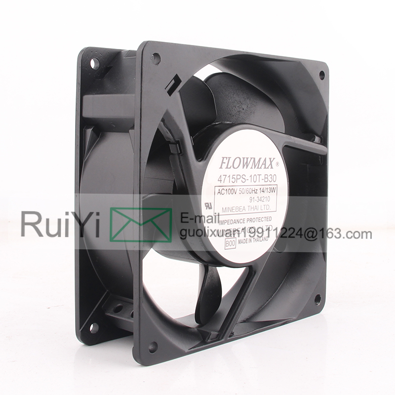 冷却ファンFLOWMAX AC100V 14/13W DC EC 120X12 0X 38MM