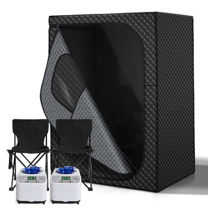 Новая портативная паровая палатка для дома, на 1-2 человека, 4 сезона, большая складная сауна-спа для домашнего использования - Product Image 2