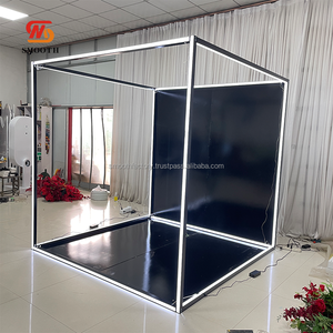 Marco de fondo desmontable personalizado suave arco de Metal de acero inoxidable decorativo para evento de boda - Product Image 6