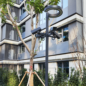 เสาเหล็กชุบสังกะสีแบบจุ่มร้อนสำหรับติดตั้งกล้องวงจรปิด Huatai ขนาด 3 ม. 3.5 ม. 4 ม. 4.5 ม. - Product Image 3