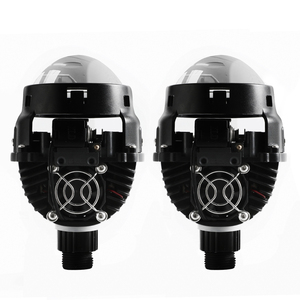 <span class=keywords><strong>Precio</strong></span> al por mayor P5 RHD/LHD 2,5 pulgadas 12V 5500LM 6000K LED haz bajo 45W haz alto 55W lente del proyector del faro del coche - Product Image 3
