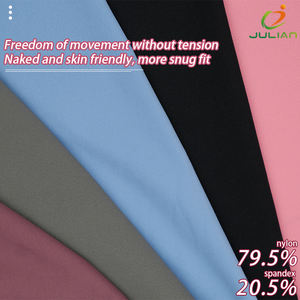 Naakt-gevoel brokaat stof gebreid slijtvast 79,5% nylon 20,5% spandex voor bh's yogabroeken basislagen groothandel stof - Product Image 1