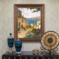 Impression sur toile huilée vintage encadrée, décoration pour hôtel cinq étoiles, salon, salle à manger, couloir, hall, impression jet d'encre 12 couleurs