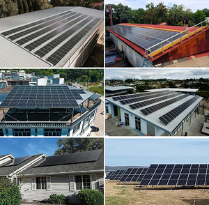 220 V doppio lato pannelli solari 590w 580w 550w Mono cristallino Topcon tetto solare sistema di pannelli per la casa - Product Image 5