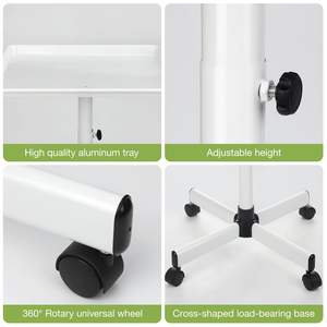 Chariot de rangement pour outils de <span class=keywords><strong>coiffure</strong></span> en métal moderne, pour salon de <span class=keywords><strong>coiffure</strong></span>, avec porte-plateaux pour coloration, durable, facile à déplacer, <span class=keywords><strong>portable</strong></span> - Product Image 5