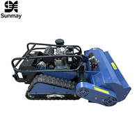 Falciatrice Industriale a Raggio Zero Diesel Senza Fili con Telecomando 800mm 1000mm - Prezzo all'Ingrosso Offerta Speciale
