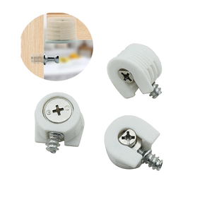 Connecteurs de design moderne pour armoires et étagères en bois, installation rapide et facile, en métal et fer avec finition zinc - Product Image 2