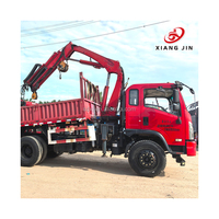 Camion-grue diesel d'occasion ISUZU, 5, 8, 10, 12 tonnes, grue mobile hydraulique à flèche télescopique à vendre