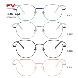 Cổ điển Vòng đặc biệt mạ điện màu sắc linh hoạt đền trong suốt lời khuyên Unisex Vòng Tròn Kim loại hợp kim Kính mắt - Product Image 1