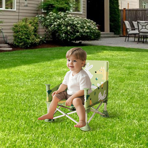 PRODIGY CF003 nueva silla de camping para bebé silla alta plegable para acampar para bebé asiento elevador de viaje portátil Silla de viaje de playa para bebé - Product Image 4